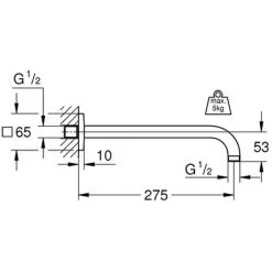 Grohe Rainshower 5 Grohe Rainshower -GROHE SHOP 26570125 2