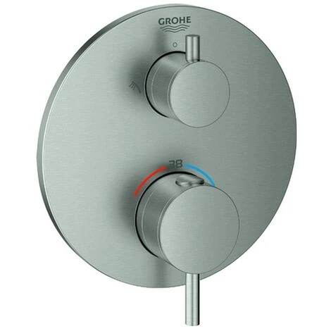Grohe THM-Brausebatterie Atrio 24135 FMS Für 35600 2-Wege-Umstellung Supersteel, 24135DC3 3 Grohe THM-Brausebatterie Atrio 24135 FMS Für 35600 2-Wege-Umstellung Supersteel, 24135DC3