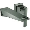 Grohe 2-L- Waschtisch Wandbatterie Allure Brilliant 19781 FMS Ausl. 161mm Hard Graphite Geb., 19781AL0 -GROHE SHOP 26572630 1