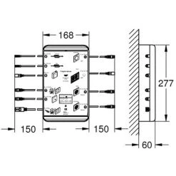Grohe Steuereinheit F-digital Deluxe 26374 Für AquaSymphony Deckenbrause, 26374000 -GROHE SHOP 26572668 2
