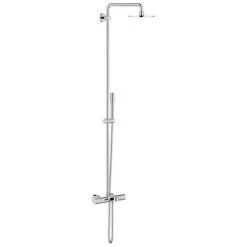 Grohe Duschsystem Rainshower 210 27641 Mit Aufputz-Wannenthermostat Chrom, 27641000