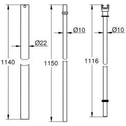 Grohe Euphoria Brausen-Zubehör 48053 Chrom 48053000 -GROHE SHOP 26573922 2