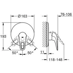 Grohe Einhandmischer Brausearmatur Eurostyle 195 X 19507LS3 5 Grohe Einhandmischer Brausearmatur Eurostyle 195 X 19507LS3 -GROHE SHOP 26781135 2