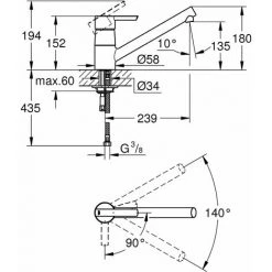 GROHE FEEL Einhand-Spültischbatterie - Chrom - 31142000 -GROHE SHOP 27365969 2