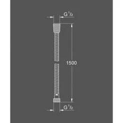 GROHE Vitalio |Brauseschlauch | 1500 Mm | Metall | 27502000 -GROHE SHOP 27632961 3