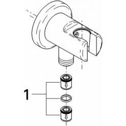 Grohe Relexa Wandanschlussbogen Chrom 28679000 -GROHE SHOP 28291269 2