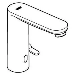 Grohe Infrarot-Elektronik 36422000 EUROSMART CE 6V Lithium-Batterie, Typ CR-P2 C