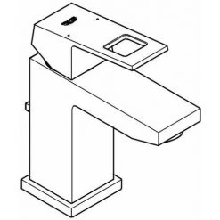 Grohe Einhand-Waschtischbatterie EUROCUBE DN 15, Zugstangen-Ablaufgarnitur 1 1/4" Chrom 23127000 -GROHE SHOP 28793163 2