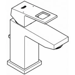 Grohe Einhand-Waschtischbatterie EUROCUBE DN 15, Zugstangen-Ablaufgarnitur 1 1/4" Chrom 23127000 -GROHE SHOP 28793163 5