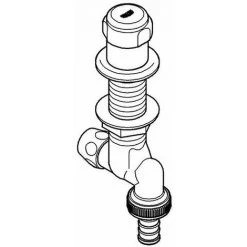 Grohe WAS Untertischventil DN 15 Verstellbar Bis 50 Mm Chrom 41050000 -GROHE SHOP 28801256 2