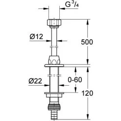 Grohe WAS Spülendurchführung DN 15 Chrom 41130000 -GROHE SHOP 28801267 2