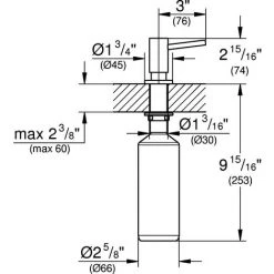 Grohe Spülmittelspender COSMOPOLITAN Für Flüssigseifen Cool Sunrise Gebürstet 40535GN0 -GROHE SHOP 28801722 4