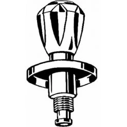 Grohe Oberteil DN 15, Brilliant-Griff 1/2", Markierung Blau Chrom 11541000 -GROHE SHOP 28805222 2