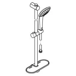 Grohe Brausestangenset 110 MASSAGE EUPHORIA 3 Strahlarten, Brausestange 900 Mm Chrom 27226001 6 Grohe Brausestangenset 110 MASSAGE EUPHORIA 3 Strahlarten, Brausestange 900 Mm Chrom 27226001 -GROHE SHOP 28814113 2