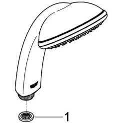 GROHE Handbrause TEMPESTA 100 3 Strahlarten Chrom Chrom -GROHE SHOP 31356089 4