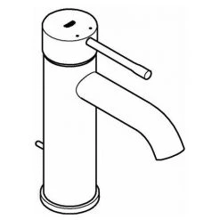 Grohe Einhand-Waschtischbatterie ESSENCE S-Size Glatter Körper Warm Sunset 23590DA1 -GROHE SHOP 32643120 3