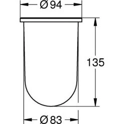 GROHE Ersatzglas ESSENTIALS CUBE -GROHE SHOP 32961529 3