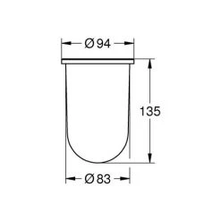 GROHE Ersatzglas ESSENTIALS CUBE -GROHE SHOP 32961529 4
