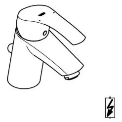 GROHE Einhand-Waschtischbatterie EUROSMART DN 15, S-Size, Niederdruck Chrom Chrom -GROHE SHOP 33491378 2