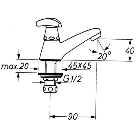 GROHE Eckventil 22037 1/2x3/8'' Rosette Metallgriff Cool Sunrise Gebürstet, 22037GN0 4 GROHE Eckventil 22037 1/2x3/8'' Rosette Metallgriff Cool Sunrise Gebürstet, 22037GN0 – Bild 2