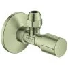 GROHE Eckventil 22039 1/2x3/8'' Rosette Metallgriff Selbstd. Nickel Gebürstet, 22039EN0 -GROHE SHOP 35400345 1