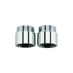 Grohe Verlängerung 20 Mm 07130 Für Wandbatterien 1/2 2 Stück Chrom