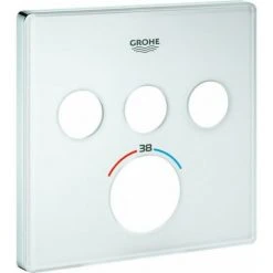 Grohe Rosette 49043 Für SmartControl UP-THM Eckig Mit 3 ASV Moon White