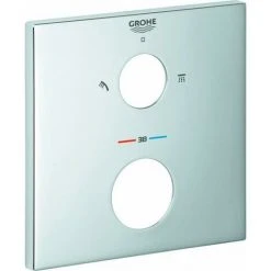Grohe Rosette 49102 Eckig Für Thermostat-Fertigmontagesets Chrom