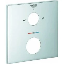 Grohe Rosette 49103 Eckig Für THM-Fertigmontagesets Chrom