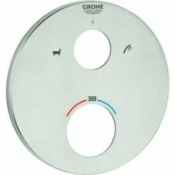 Grohe Rosette 49075 Rund Für THM-Fertigmontagesets Supersteel