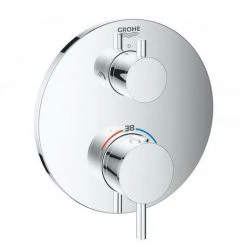 Grohe Atrio Thermostat-Brausebatterie, 2 Verbraucher, Farbe: Chrom - 24135003