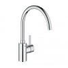 Grohe Eurosmart Cosmopolitan Einhand-Spültischbatterie, DN 15, Hoher Auslauf, Grohe Ecojoy 5,7l/min Mousseur, Chrom - 3284320E 2 Grohe Eurosmart Cosmopolitan Einhand-Spültischbatterie, DN 15, Hoher Auslauf, Grohe Ecojoy 5,7l/min Mousseur, Chrom - 3284320E -GROHE SHOP 42416686 1