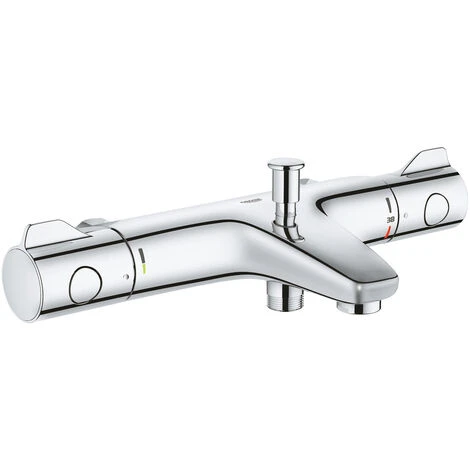 Grohe Grohtherm 800 Thermostat-Wannenbatterie, DN 15, Ohne Anschlüsse, Chrom - 34568000 3 Grohe Grohtherm 800 Thermostat-Wannenbatterie, DN 15, Ohne Anschlüsse, Chrom - 34568000