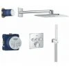 Grohe Grohtherm SmartControl Duschsystem Unterputz Mit Rainshower SmartActive 310 Cube Chrom 34804000 -GROHE SHOP 44149397 1
