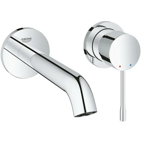 Grohe Essence 2-Loch-Waschtischbatterie Chrom 29192001 3 Grohe Essence 2-Loch-Waschtischbatterie Chrom 29192001
