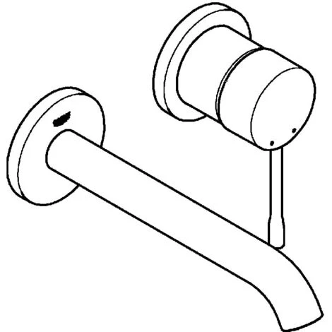 Grohe Essence 2-Loch-Waschtischbatterie Chrom 29192001 4 Grohe Essence 2-Loch-Waschtischbatterie Chrom 29192001 – Bild 2