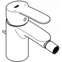 Grohe Eurostyle Cosmopolitan Einhand-Bidetbatterie 1/2" Chrom 33565002 -GROHE SHOP 44149920 3