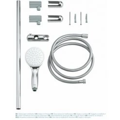 Grohe Tempesta 100 Brausestangenset 2 Strahlarten Chrom 27598001 -GROHE SHOP 44149961 4