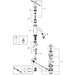 Grohe Essence Einhand-Waschtischbatterie 1/2" S-Size Chrom 24171001 -GROHE SHOP 44150391 2