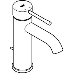 Grohe Essence Einhand-Waschtischbatterie 1/2" S-Size Chrom 24171001 -GROHE SHOP 44150391 5