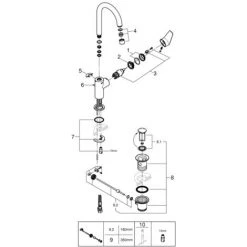 Grohe BauEdge Einhand-Waschtischbatterie 1/2" L-Size Chrom 23760001 9 Grohe BauEdge Einhand-Waschtischbatterie 1/2" L-Size Chrom 23760001 -GROHE SHOP 44150901 3