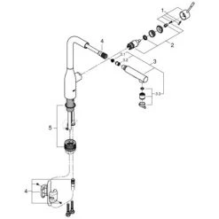 Grohe Essence Einhand-Spültischbatterie 1/2" Chrom 30504000 -GROHE SHOP 44150964 3