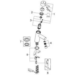 Grohe Concetto Einhand-Waschtischbatterie 1/2" S-Size Chrom 3224010E -GROHE SHOP 44151026 4