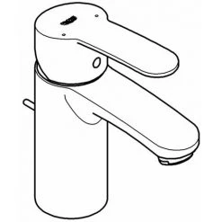 Grohe Eurostyle Cosmopolitan Einhand-Waschtischbatterie 1/2" S-Size Chrom EcoJoy -GROHE SHOP 44151095 2