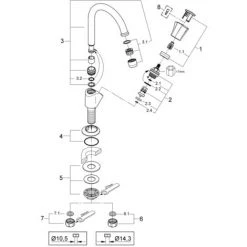Grohe Costa Standventil 1/2" Chrom 20393001 -GROHE SHOP 44151549 5