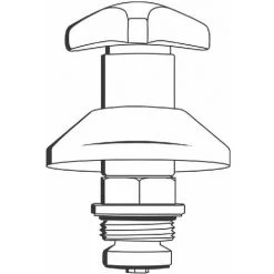 Grohe Oberteil 1" Chrom 11508000 Für Unterputz-Ventile DN 25 Markierung Rot -GROHE SHOP 44154388 2