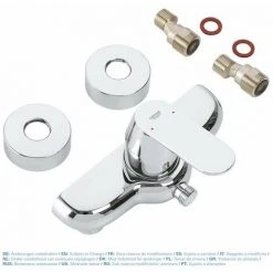 Grohe Eurosmart Cosmopolitan Einhand-Brausebatterie 1/2" Chrom 32837000 9 Grohe Eurosmart Cosmopolitan Einhand-Brausebatterie 1/2" Chrom 32837000 -GROHE SHOP 44155129 3