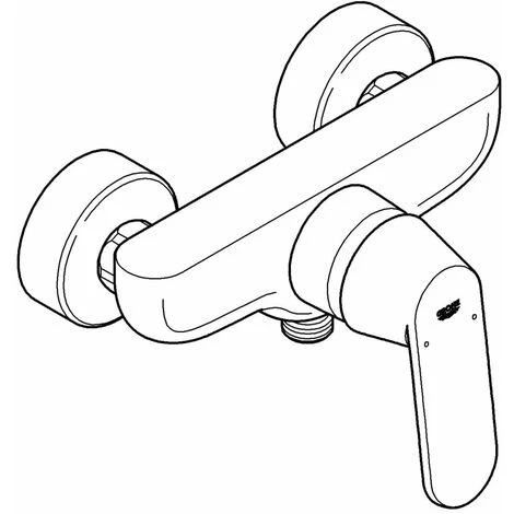 Grohe Eurosmart Cosmopolitan Einhand-Brausebatterie 1/2" Chrom 32837000 6 Grohe Eurosmart Cosmopolitan Einhand-Brausebatterie 1/2" Chrom 32837000 – Bild 4