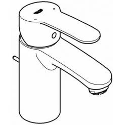 Grohe Eurostyle Cosmopolitan Einhand-Waschtischbatterie 1/2" S-Size Chrom 33561002 -GROHE SHOP 44155634 2