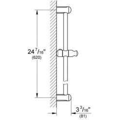 Grohe Tempesta Brausestange 600 Mm Chrom 27523000 10 Grohe Tempesta Brausestange 600 Mm Chrom 27523000 -GROHE SHOP 44155753 4